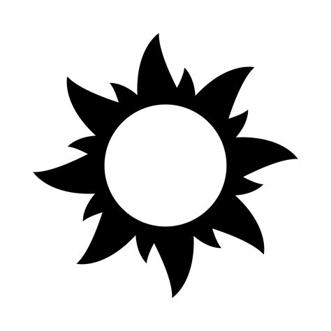 sun icon  vector art  vecteezy