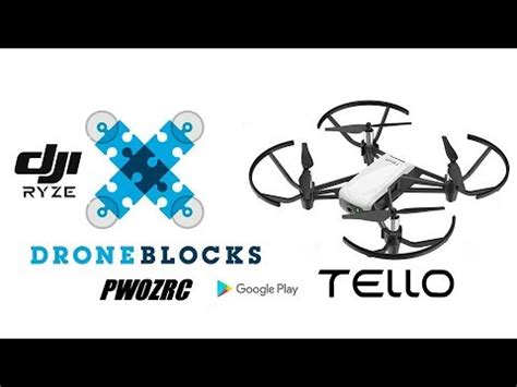 drone blocks app  dji ryze tello  youtube