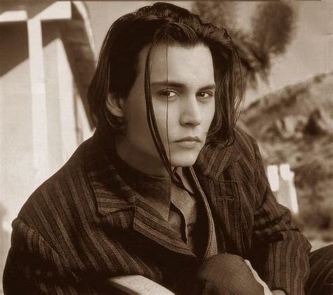 hot wallpaper johnny depp long hair