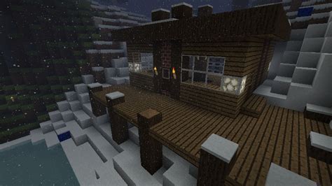 snowy cabin minecraft project