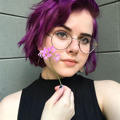 Short Purple Hair Short Hair With Bangs Girl Short Hair Hairstyles