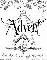 Advent Coloring Pages Wreath Printable Christmas Christian Calendar Print Kids Worksheets Book Candles Season Sunday Sheets Children Sheet Color First sketch template