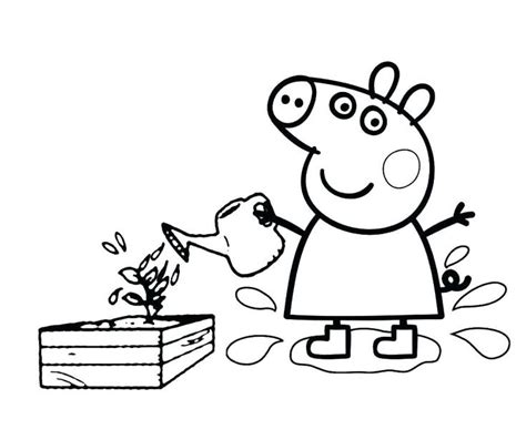 printable peppa pig coloring pages  coloringfoldercom coloriage