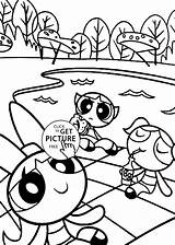 Pages Buttercup Coloring Getcolorings Powerpuff Fantastic sketch template