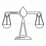 Balanza Justicia Giustizia Equilibrio Símbolo Aislado Progettazione Grafica Vettore Vectores Isolato sketch template