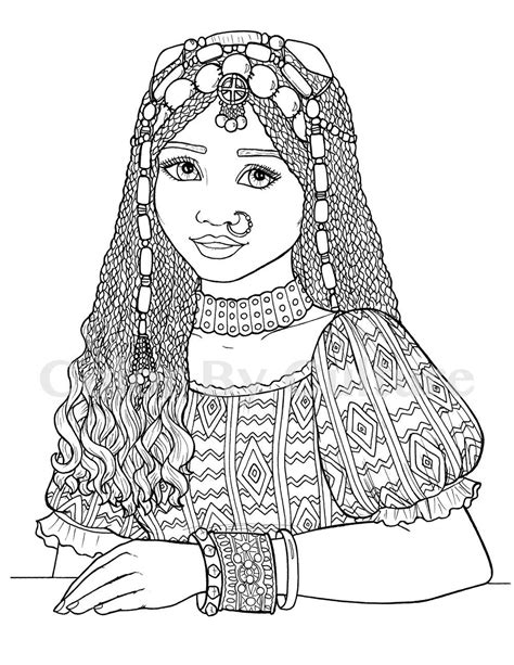 printable coloring book african fashions color  culture barbie