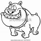 Angry Vector Illustration Dog Stock Shutterstock sketch template