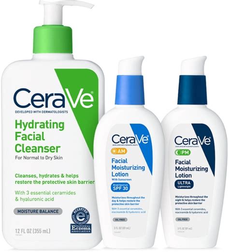 cerave daily skincare  dry skin hydrating face wash  face