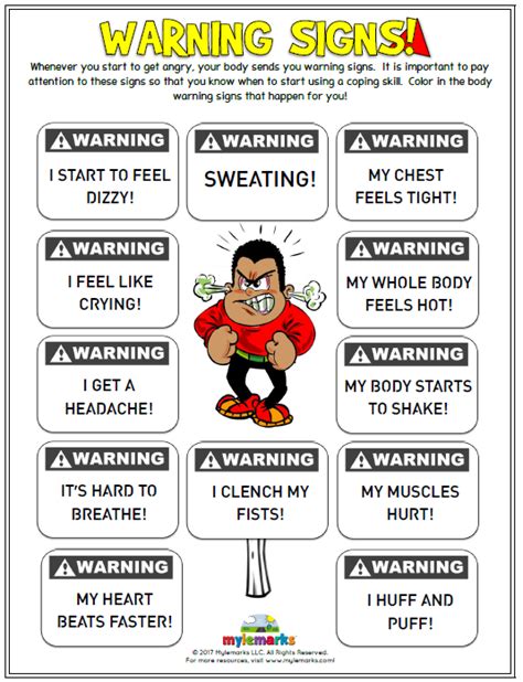 body warning signs es