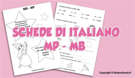 Schede Didattiche Di Italiano Mb Mp Fantavolando