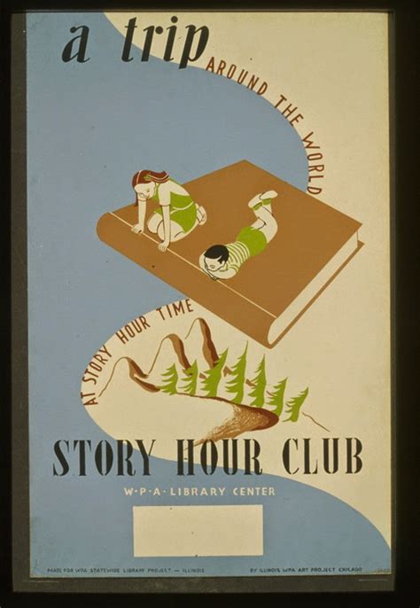 literary hoots vintage reading posters   wpa