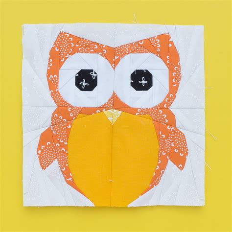 owl paper piecing pattern sugaridoo