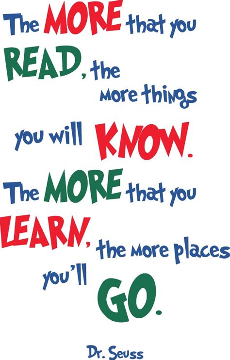 read dr seuss quote wall sticker