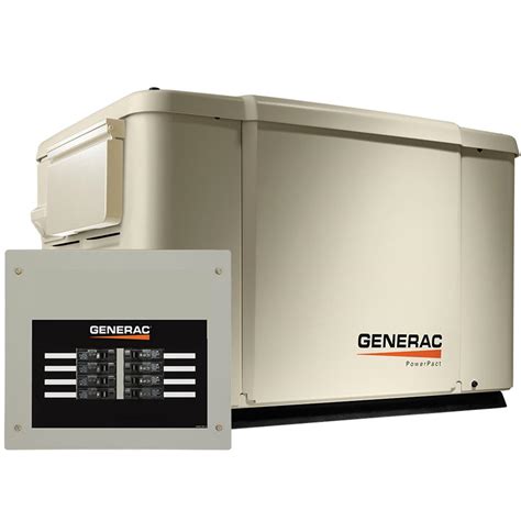 powerpact generac  watt lp watt ng air cooled standby generator   circuit