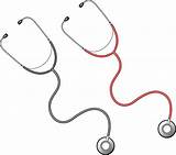 Stethoscope Red Illustrations Vector Clip sketch template