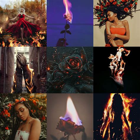 fire flowers aesthetic tumblr