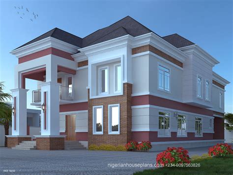 bedroom duplex ref  nigerian house plans