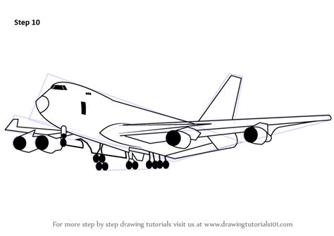 learn   draw  boeing  airplanes step  step drawing tutorials