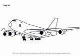 747 Boeing Airplanes Airplane Drawingtutorials101 Jumbo Necessary Improvements sketch template