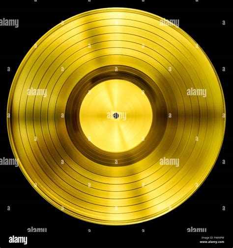 gold record vinyl disc award isolated  clipping path included stock photo alamy