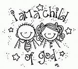 Coloring God Am Child Pages Special Lds Loves Clip Clipart Kids Jesus Melonheadz Church Bible Illustrating Children Sunday School Made sketch template
