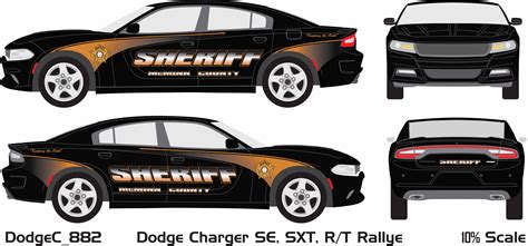 police car graphics design template