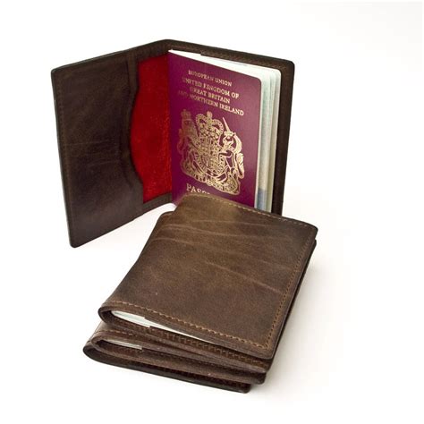 leather passport travel wallet  johny todd