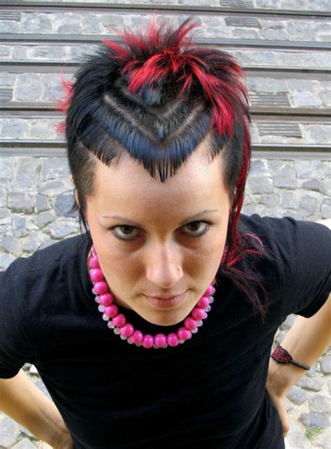 punk hairstyles  women stylish punk hair  pretty designs