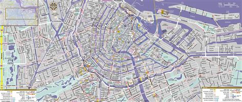 Large Scale Tourist Attractions Map Of Central Part Of