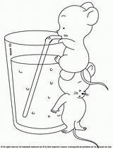 Coloring Drinking Water Kids Pages Rat Both Printable Designlooter Popular Para Colorir 53kb sketch template