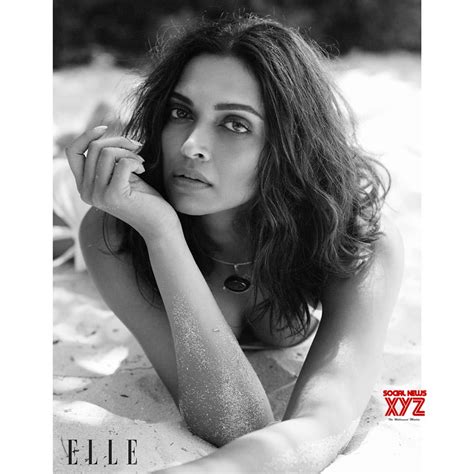 Actress Deepika Padukone Hot Glam Stills From Elle Magazine Cover Shoot