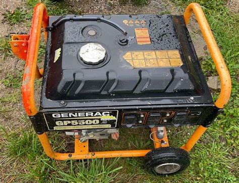 generac gp generator sherwood auctions
