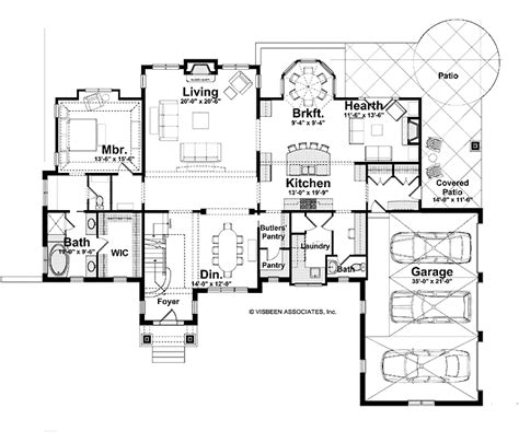 traditional style house plan  beds  baths  sqft plan   house plans large