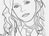 Coloring Pages Hermione Granger Slytherin Potter Harry Getcolorings Color Grangers Name Getdrawings Colorings Template sketch template
