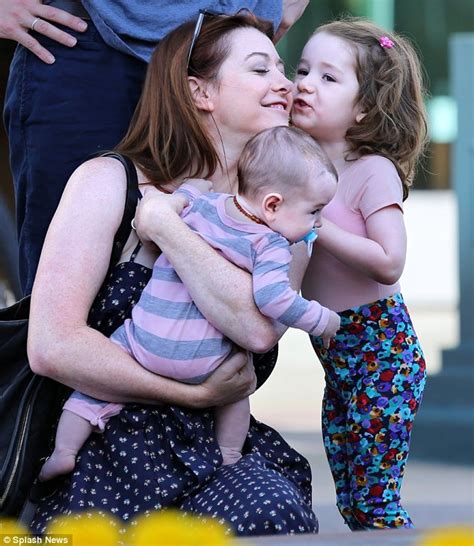 alyson hannigan s gorgeous girls show their close bond on shopping trip