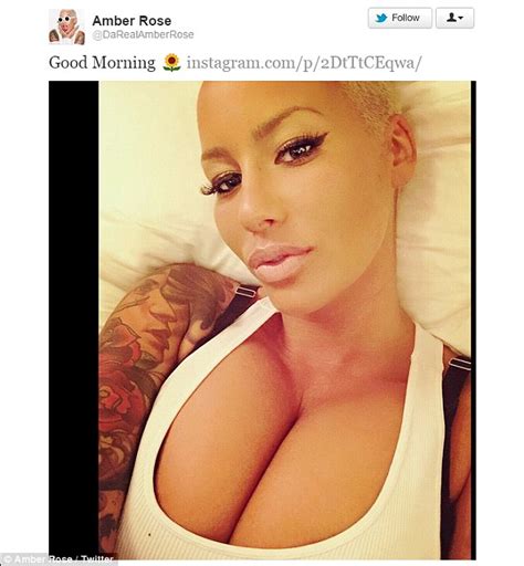 amber rose shows off cleavage in as more scenes from