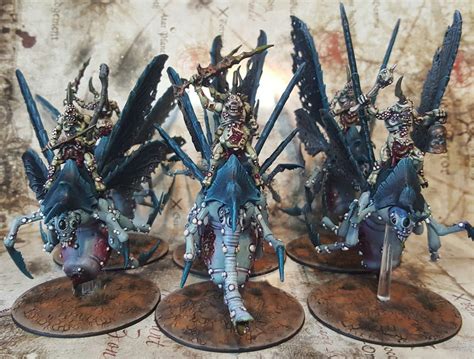 wrythhold painting  daemons  chaos plague drones