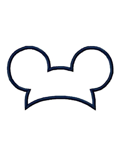 printable mickey mouse ears clipartsco