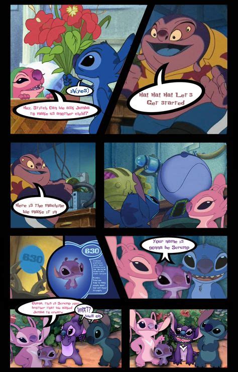 A Comic Strip I Did Of The Tv Show Lilo And Stitch With My Character I