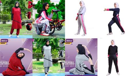 Model Baju Olahraga Muslimah Terbaru Cocok Untuk Olahraga Bersepeda