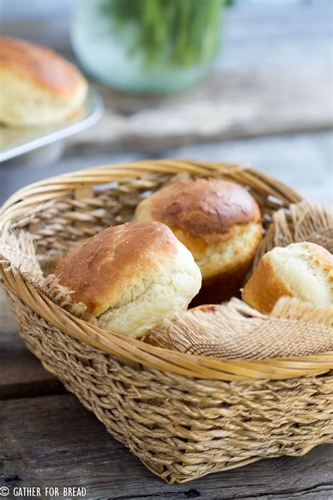 English Batter Buns Gather For Bread