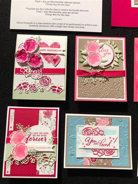 Stampin Up Forever Lovely Valentines Cards Valentine Greeting