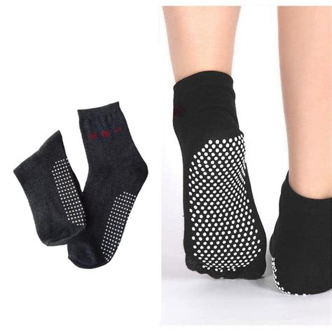 high quality 1pair automatic heat ankle massage sock foot massager far infrared anti cold