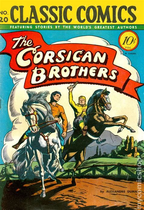 classics illustrated 020 the corsican brothers 1944 comic books