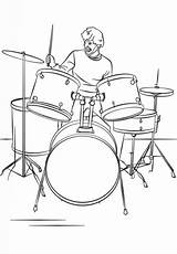 Drums Schlagzeug Ausmalbilder Bateria Musicales Batteria Ausmalbild Spieler Instrumentos Supercoloring Batterista Musicali Strumenti Jazz Baterias Imprimir Baterista Musicale Tamburi Kategorien sketch template