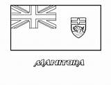 Manitoba Coloring Flag Nation Designlooter 463px 49kb sketch template