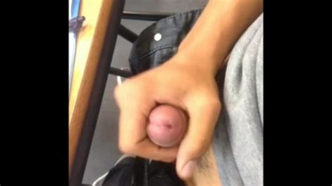 straight guy masturbating in classroom