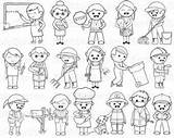 Community Clipart Helpers Drawing sketch template