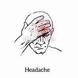 Headache Vector Getdrawings Man sketch template