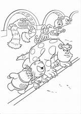 University Monsters Coloring Pages Inc Colouring Kids Book Printable Online Coloriage Activities Monster Para Colorear Dibujos Monstruos Academy Fun Monstres sketch template